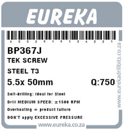 BP367J - Tek Screw Steel -BP367J_label_T